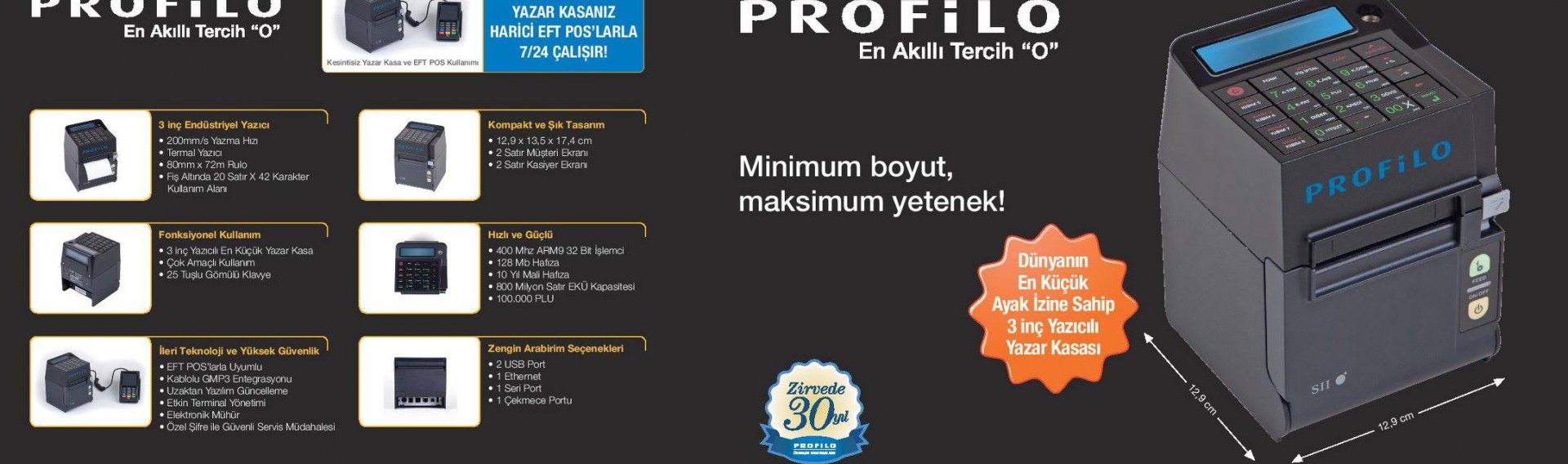 POSnet Profilo Yeni Nesil Yazarkasa