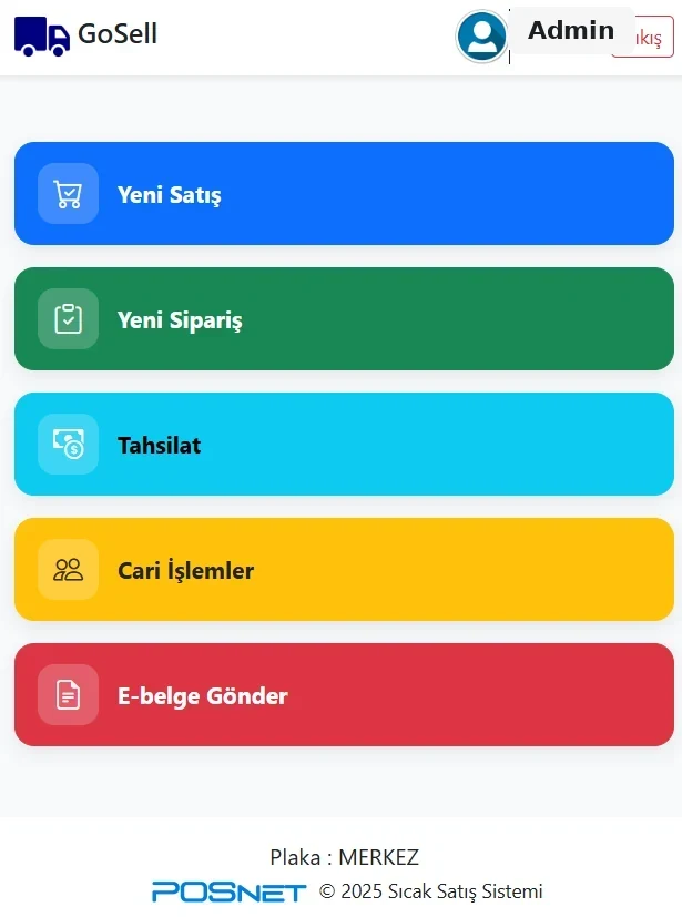 Hızlı Ana Menü